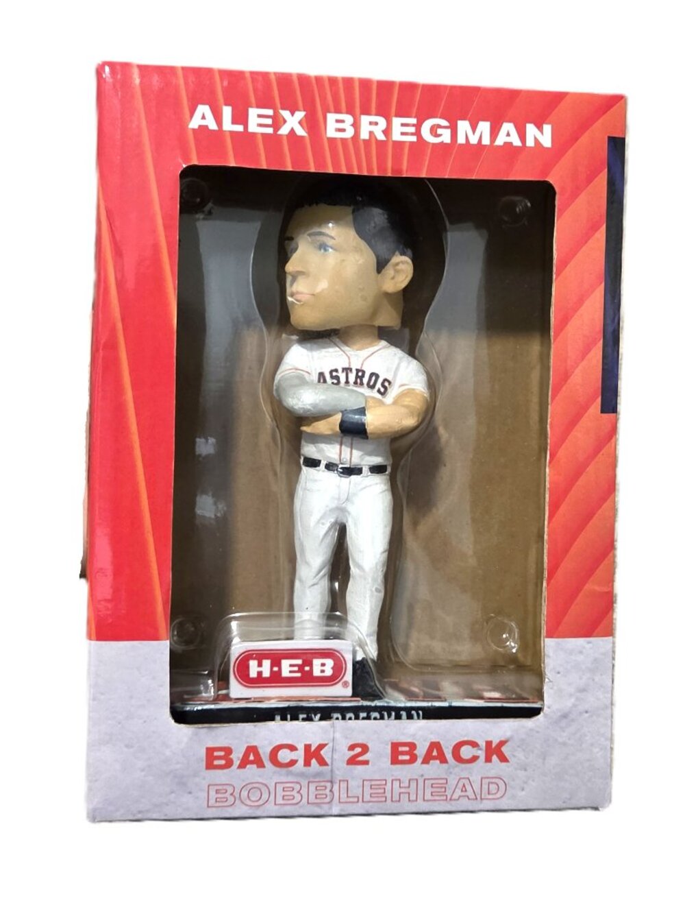 NIB 2021 Houston Astros Alex Bregman Bobblehead HEB SGA MLB Memorabilia Decor